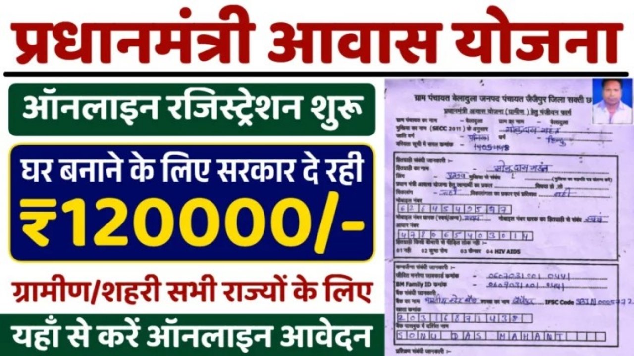 PM Awas Yojana Online Registration: पीएम आवास योजना के ऑनलाइन रजिस्ट्रेशन शुरू